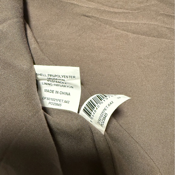 DISSH Willa Petrol Khaki Strapless Top with Pockets Size 6 - Picture 11 of 12